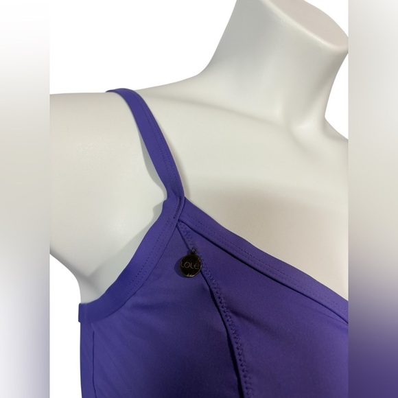 NWOT, LOLË, Two-Piece Swimsuit Set (tankini), XL, Purple ☀️ - Picture 5 of 11